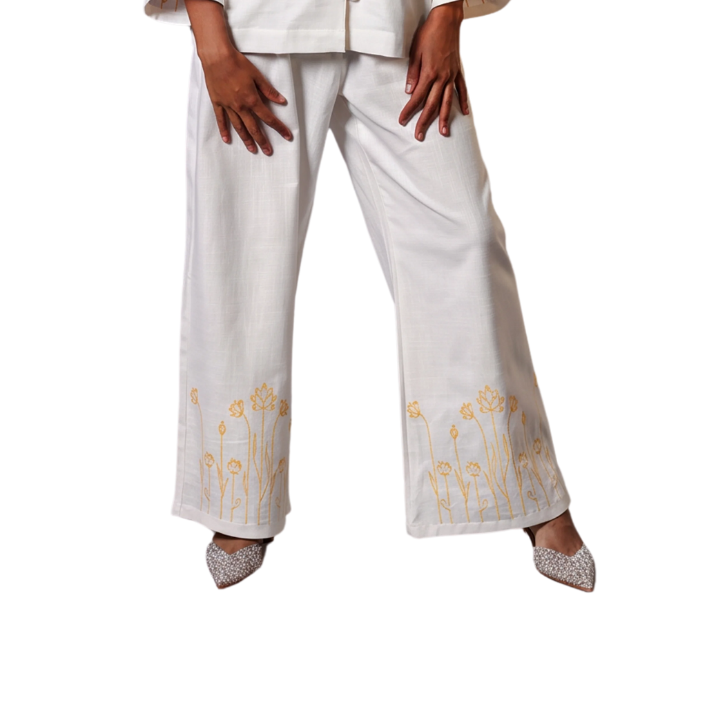 Lotus pants in White
