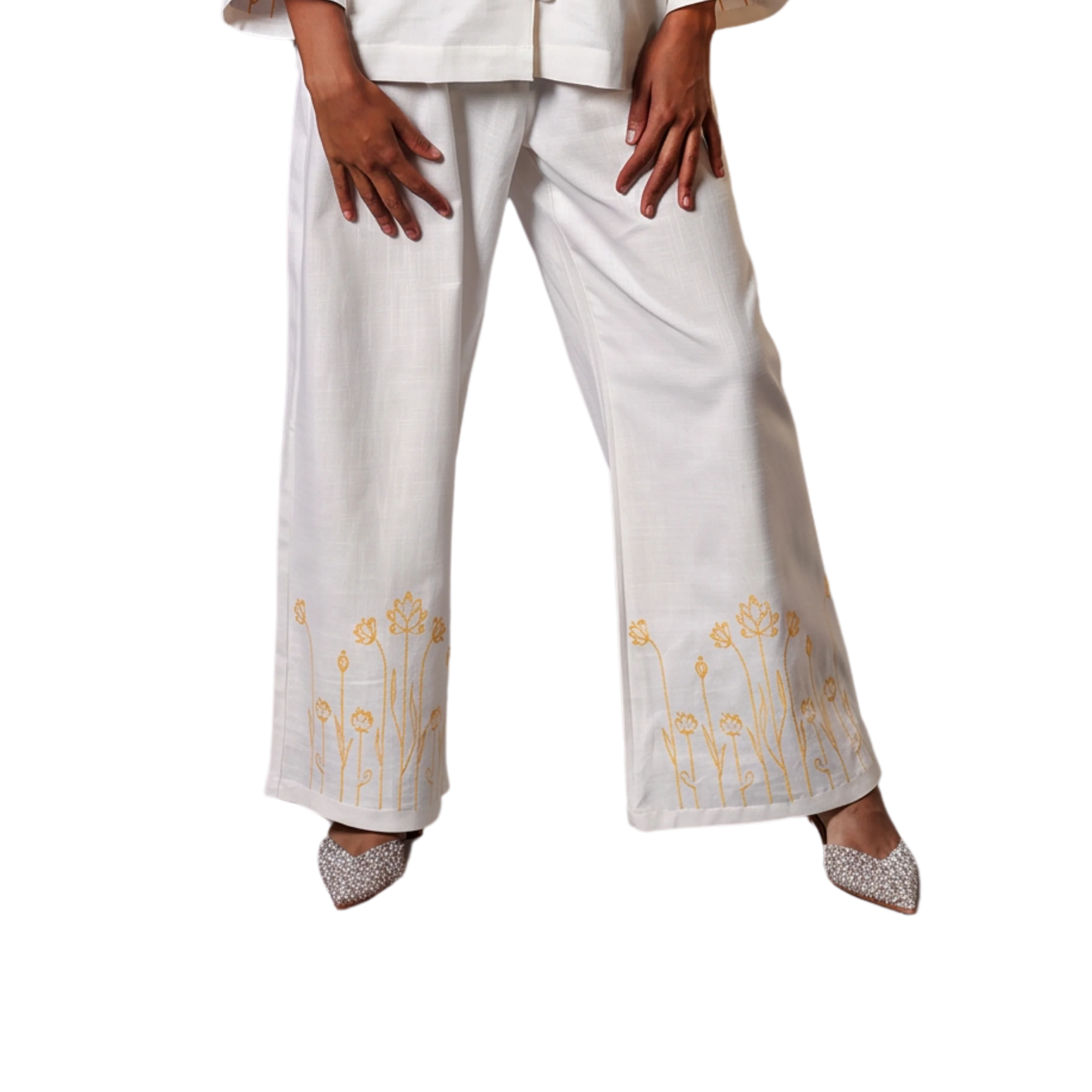 Lotus pants in White