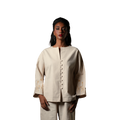 Long sleeve shirt in Beige