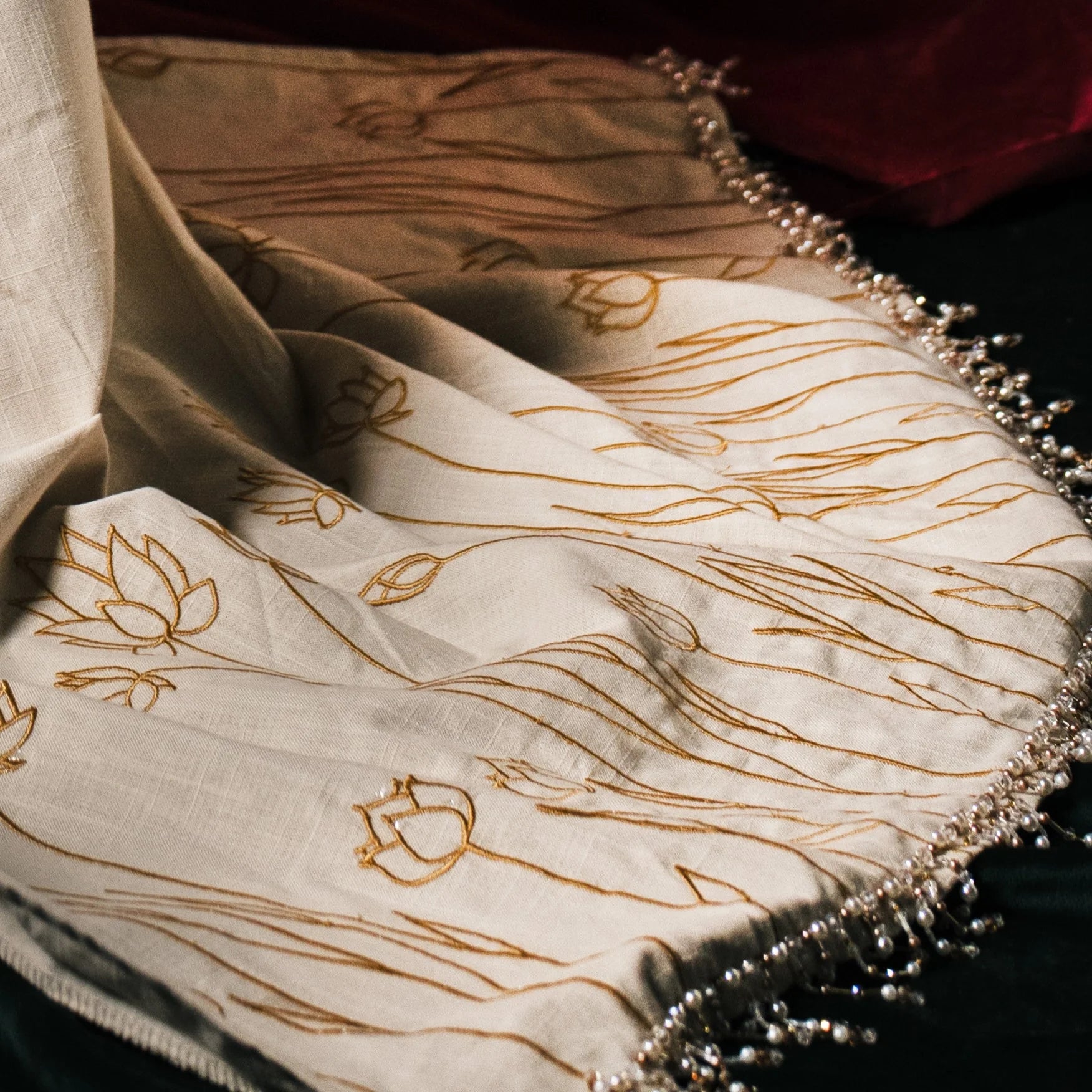 Lotus Kimono in Beige