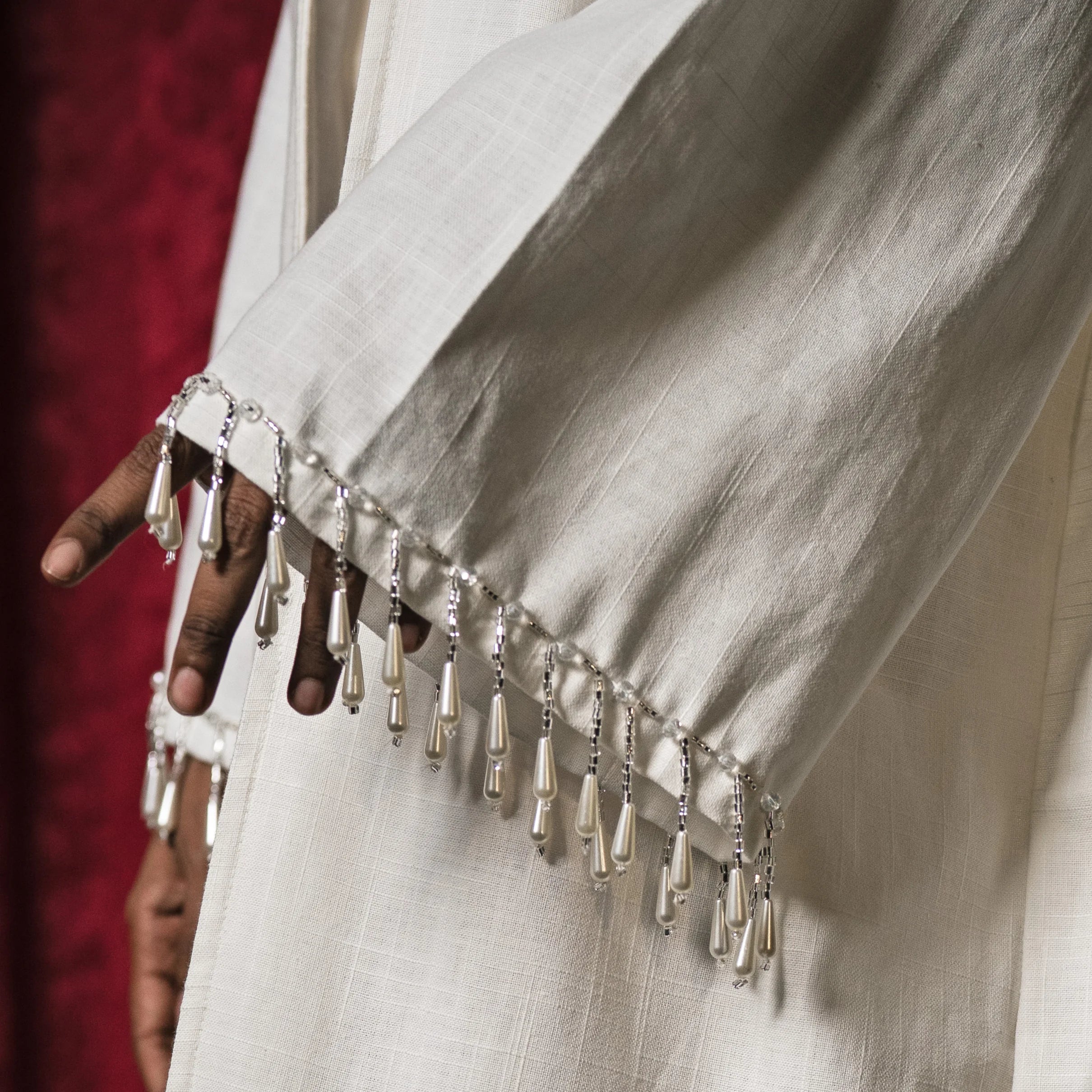 Lotus Kimono in White